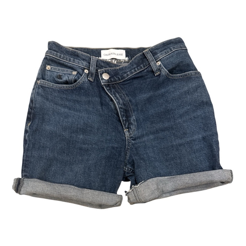 Calvin Klein Women's Dark Blue Jean Shorts